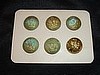 ORIGINAL SET OF SIX INDIAN WAR EAGLE BUTTONS