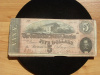 1864 CONFEDERATE $5.00 NOTE