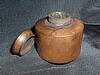 CIVIL WAR HARD RUBBER INK WELL