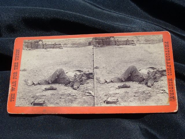 STEROVIEW "DEAD REBEL SOLDIER, 04/02/1865"