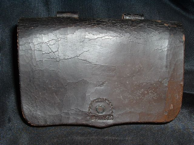 CIVIL WAR PISTOL CARTRIDGE BOX