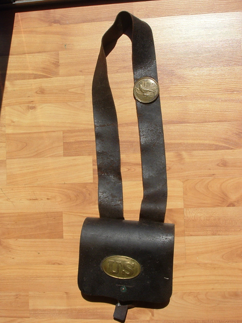 .58 CALIBER U.S. CARTRIDGE BOX & SLING RIG