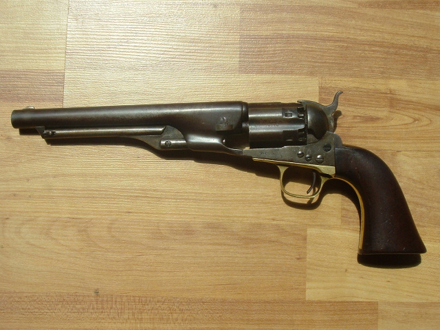 FLUTED CYLINDER M1860 COLT ARMY REVOLVER