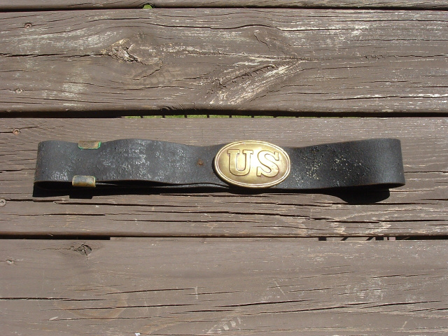 CIVIL WAR US PLATE & BELT