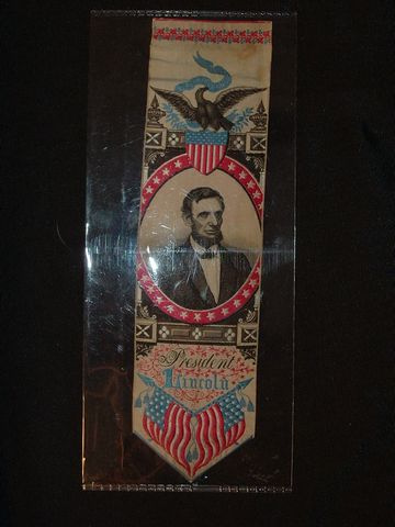 PRESIDENT ABRAHAM LINCOLN "STEVENGRAPH"