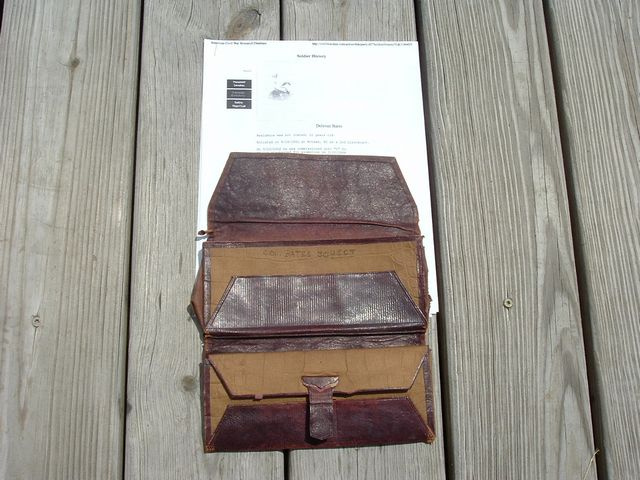 IDENTIFIED COLONEL D. BATES WALLET