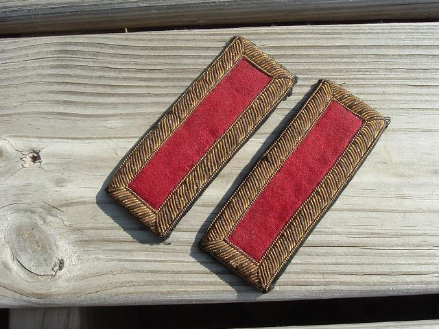 INDIAN WARS 2ND LIEUTENANT SHOULDER STRAPS