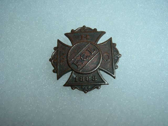 C.1889 G.A.R. WOMAN'S RELIEF CORPS LAPEL PIN