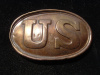 EARLY CIVIL WAR U.S. OVAL BELT PLATE